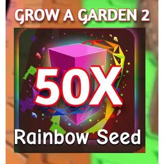 50x RAINBOW SEED | GROW A GARDEN 2