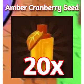 20X AMBER CRANBERRY SEED | GROW A GARDEN 2