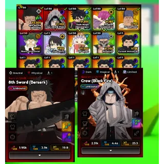UNBOUND CROW + UNBOUND 8TH SWORD 4 UNBOUND UNIT INSTANT DELIVERY