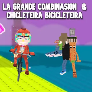 Chicleteira Bicicleteira AND La Grande Combinasion steal a brainrot