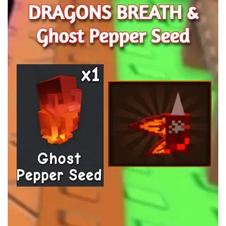 DRAGONS BREATH + GHOST PEPPER SEED | GROW A GARDEN 2
