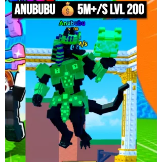 ANUBUBU💰5M+/S Lvl 200 | Escape Tsunami For Brainrots | Max Level Lvl 200