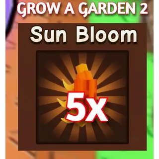 5x Sun Bloom Seed | GROW A GARDEN 2