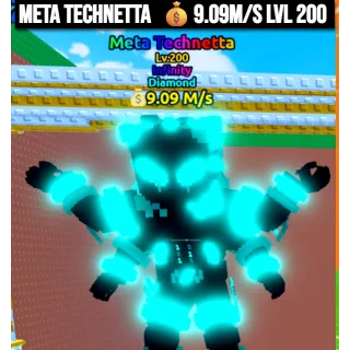 Meta Technetta 💰9.09M/S Lvl 200| Escape Tsunami For Brainrots | Max Level Lvl 200