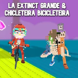 Chicleteira Bicicleteira AND La Extinct Grande steal a brainrot