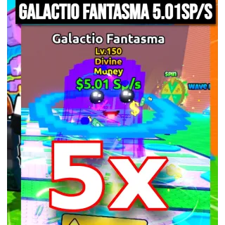 5x Money Galactio Fanstasma 5.01Sp/s | Escape Tsunami For Brainrots | Max Level