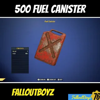 500 Fuel Canister