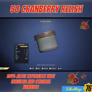 50 Cranberry Relish