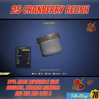 25 Cranberry Relish