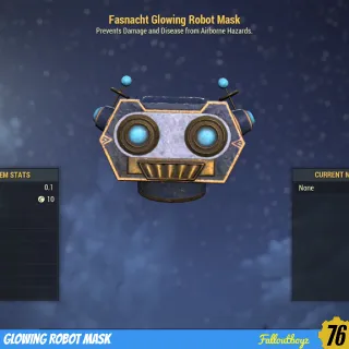 Glowing Robot Mask