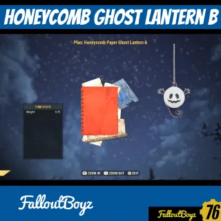 Honeycomb Paper Ghost Lantern B Plan