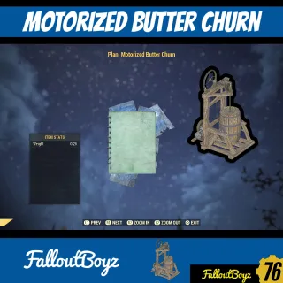 Motorized Butter Churn Plan