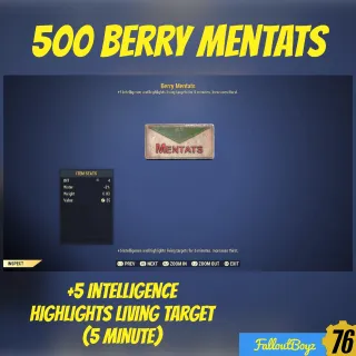 500 Berry Mentats