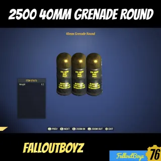 2500 40mm Grenade