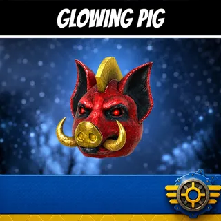Glowing Pig Mask