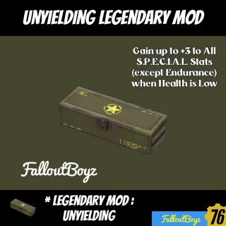 X5 Unyielding Legendary Mod 1*