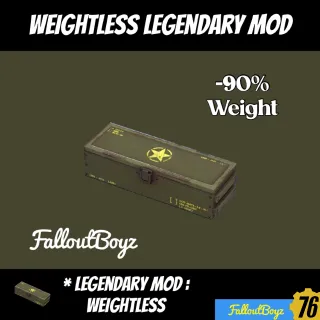 X5 Weightless Legendary Mod 1*