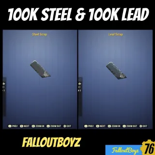 100k Steel & 100k Lead