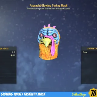 Glowing Turkey Mask