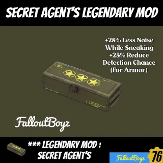 Secret Agent’s Legendary Mod 3*