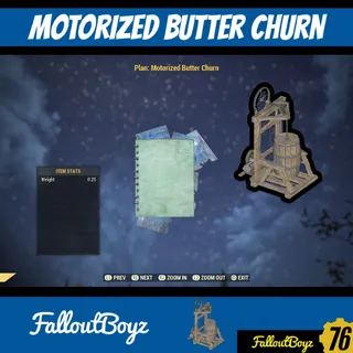 Motorized Butter Churn Plan