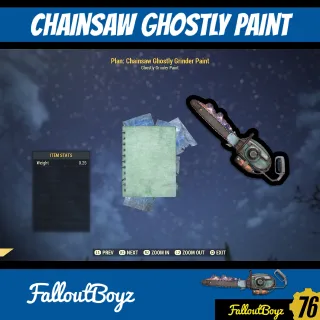 Chainsaw Ghostly Grinder Paint 