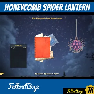 Honeycomb Paper Spider Plan