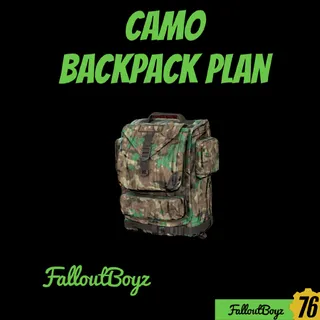 Camo Backpack Plan 