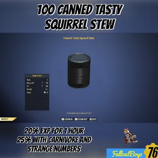 Canned Tasty Squirrel Stew
