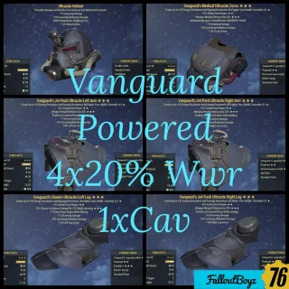 Van/Pow/Wwr+Cav PA Set