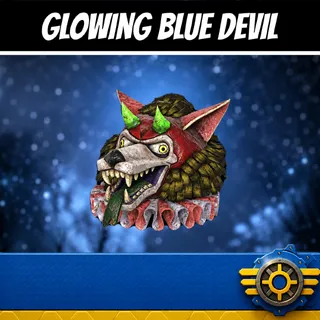 Glowing Blue Devil