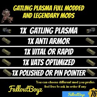 Gatling Plasma & Mods