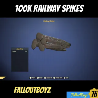 100k Railway Spikes