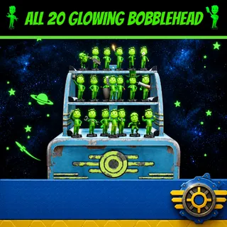 All 20 Glowing Bobblehead