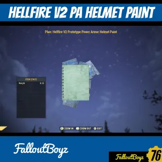 Hellfire V2 Prototype Helmet Paint Plan