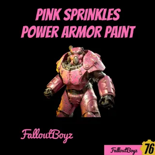 Pink Sprinkles Power Armor Paint 