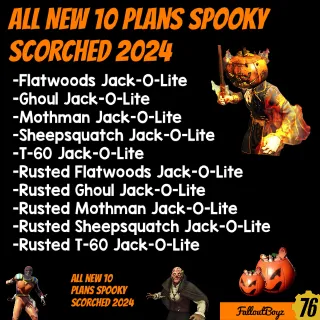 All New 10 Spooky Scorched Plans 2024