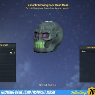 Glowing Bone Head