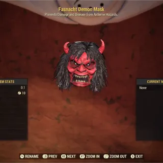 Fasnacht Demon Mask