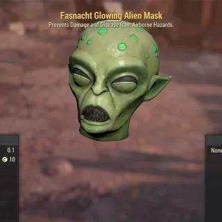 Glowing Alien Mask