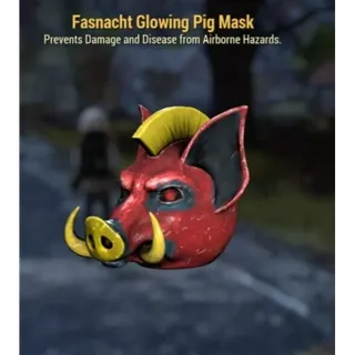 Glowing Pig Mask