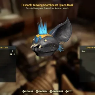 Fasnacht glowing scorchbeast queen mask