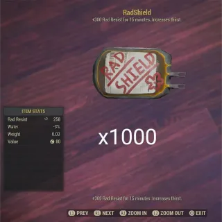 1000 Rad Shield