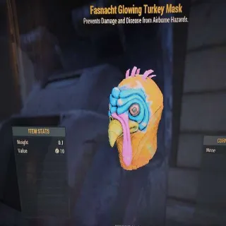 Glowing Turkey Mask