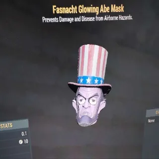 Glowing Abe Mask