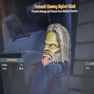 Glowing Bigfoot Mask