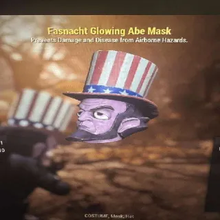 Glowing Abe Mask