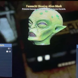 Glowing Alien Mask