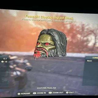 Glowing Bigfoot Mask