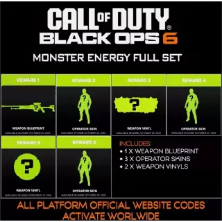 Call of Duty: Black Ops 6 - Monster Energy Rewards Bundle 